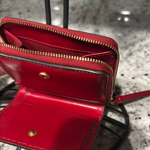Tory Burch Red Leather Wallet - Picture 4 of 5